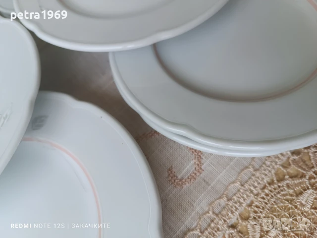 Порцеланови чинии на Bauscher Weiden, 16 бр., снимка 5 - Чинии - 51064336