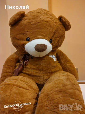 Голям плюшен мечок, снимка 2 - Плюшени играчки - 50943433