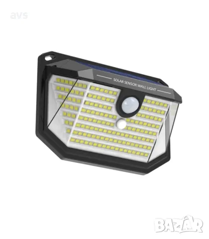 LED соларен прожектор SOLIGHT T PHOTO & PIR сензор 1W 6400K VITO черен, снимка 2 - Соларни лампи - 48418678