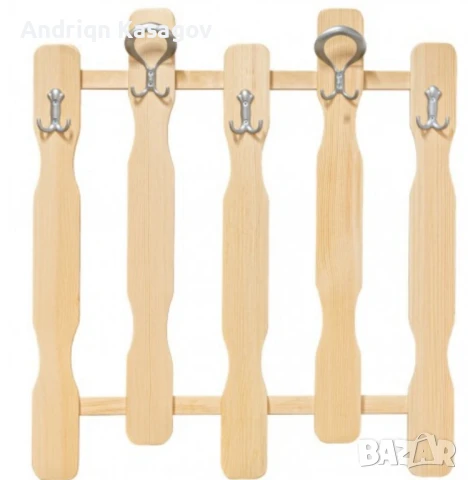 дървени закачалки за стена , снимка 3 - Декорация за дома - 50965336