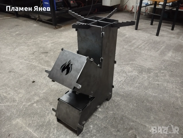 Ракетна печка - сглобяема