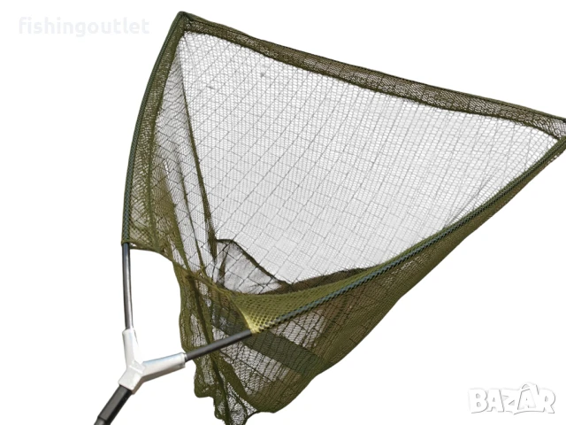 Шаранджийски кеп 100х100см с дръжка 180см от две части, снимка 7 - Такъми - 51078735