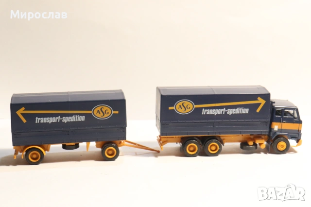 HERPA H0 1/87 VOLVO TIR КОЛИЧКА КАМИОН МОДЕЛ, снимка 7 - Колекции - 53445490