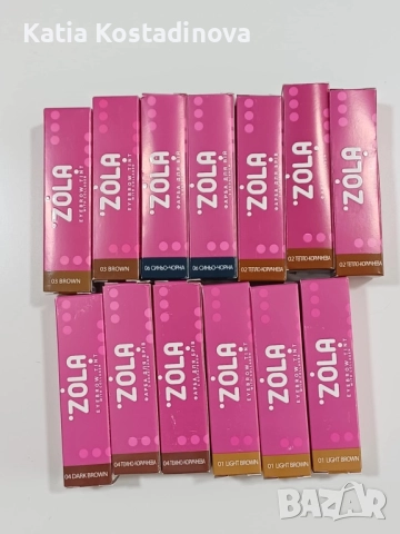 ZOLA продукти на марката. Бои, къни, сетове и стъпки за ламиниране. , снимка 14 - Козметика за лице - 52338960