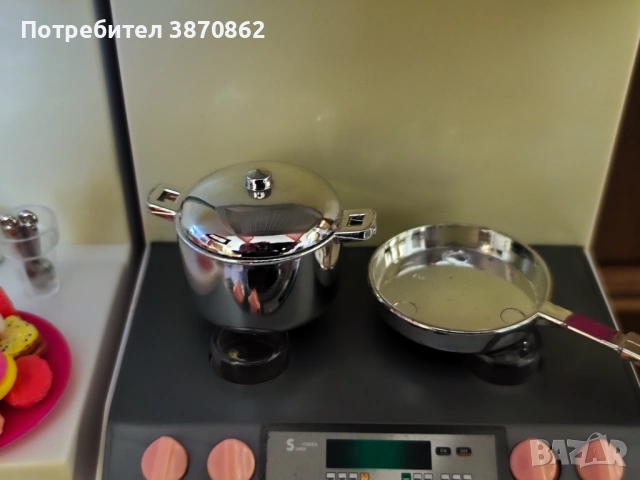 Кухня от четири модула за барби, снимка 3 - Кукли - 53657182