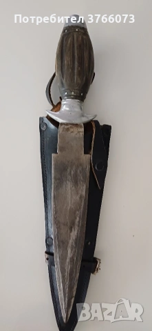 Стара кама с кожена кания , снимка 8 - Колекции - 54233925