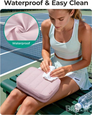 BAGSMART Висяща тоалетна чанта с кука, водоустойчива пътна тоалетна чанта, снимка 4 - Чанти - 53934627