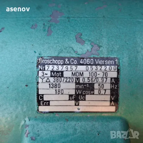 редуктор- 0,18 кв, снимка 2 - Електродвигатели - 50082777