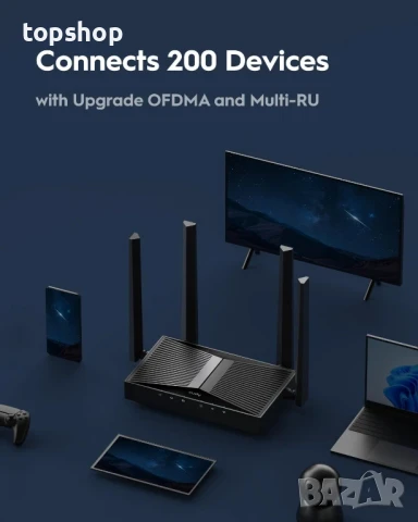 Нов Cudy BE3600 WiFi 7 Gigabit 4 Stream Dual Band Router рутер WR3600 MU-MIMO в 4 антени, VPN..., снимка 7 - Рутери - 50577291