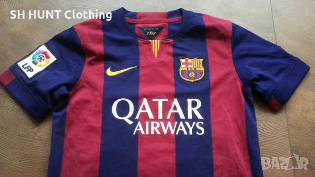 NIKE FC BARCELONA MESSI Kids Football T-Shirt Размер 10-12 г/ 137-147см детска футболна тениска 8-66, снимка 6 - Детски тениски и потници - 53126646