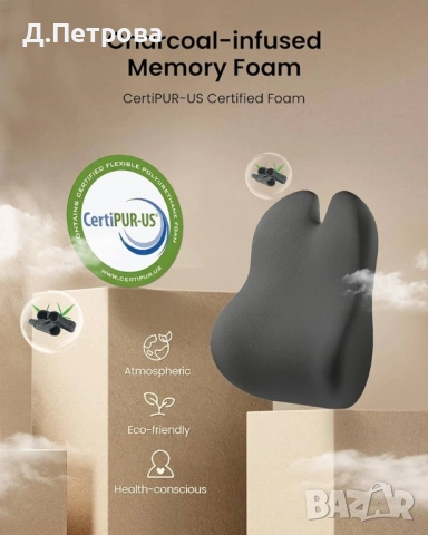 ProtoArc Ергономична възглавница за кръста – мемори пяна, снимка 5 - Други - 53700019