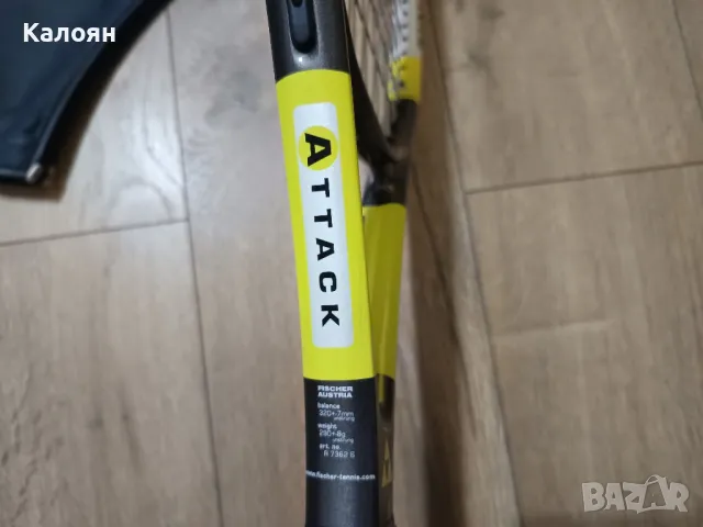 Тенис 🎾 ракета Fischer Titanium Attack, снимка 4 - Тенис - 48015298