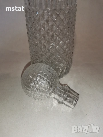 Стъклени гарафи, ваза и дамаджана, снимка 8 - Други ценни предмети - 53944943