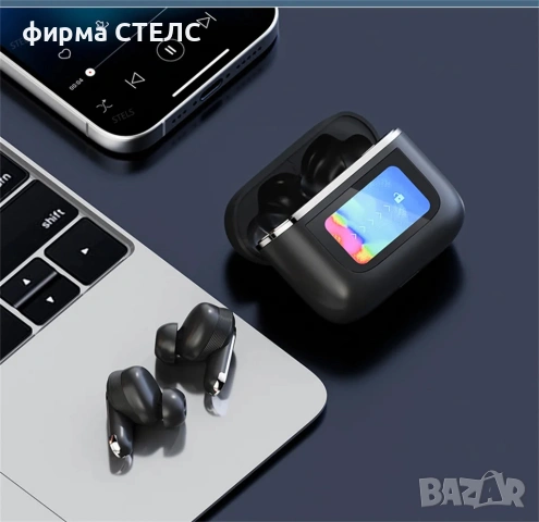 Безжични слушалки STELS V8 с LCD дисплей, ANC и Тъч контрол, снимка 9 - Слушалки, hands-free - 53081451
