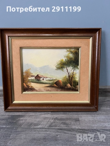 Картина с маслени бои, комплект от три, снимка 2 - Картини - 51785413