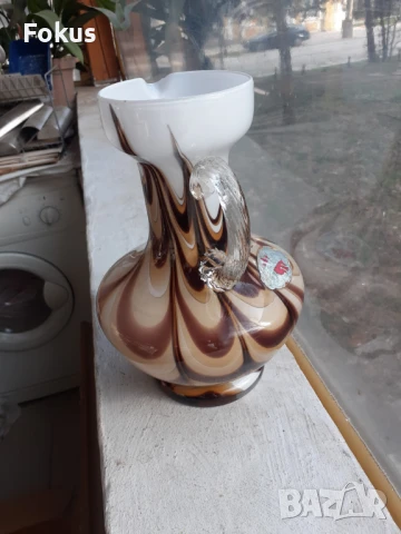 Кана "V.B. Opaline Florence" Made in Italy, снимка 5 - Антикварни и старинни предмети - 51074412