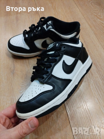 Детски унисекс Nike dunk low оригинален, снимка 8 - Детски маратонки - 54230084
