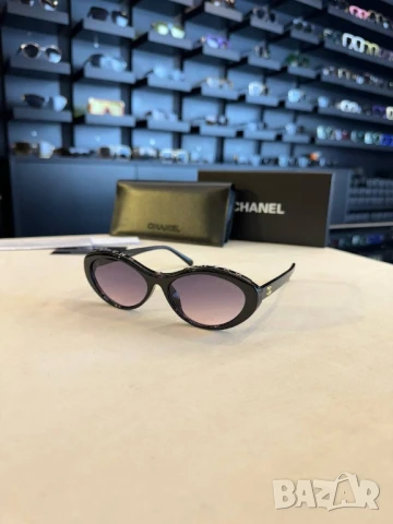 очила с черен обикновен калъф и ув защита miu miu chanel , снимка 7 - Слънчеви и диоптрични очила - 51080065