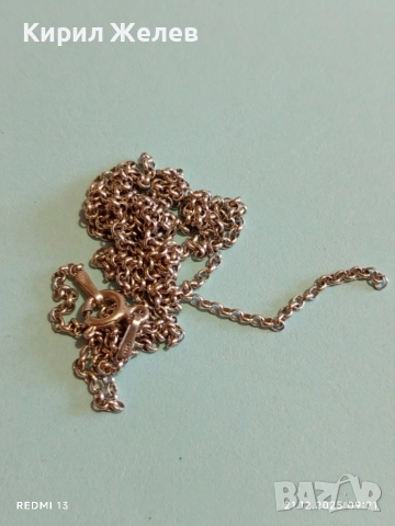 Винтидж сребърен синджир фин за ремонт нежен Italy 36548 