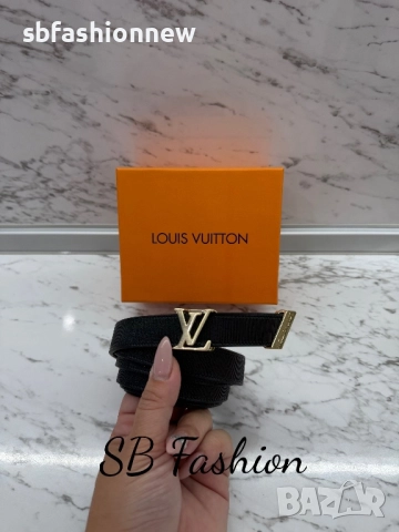 Louis Vuitton колан естествена кожа в кутия, снимка 4 - Колани - 52488141