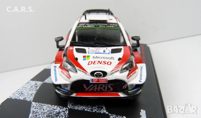 Метална количка Toyota Yaris WRC - Мащаб 1:43, снимка 7 - Колекции - 53381408