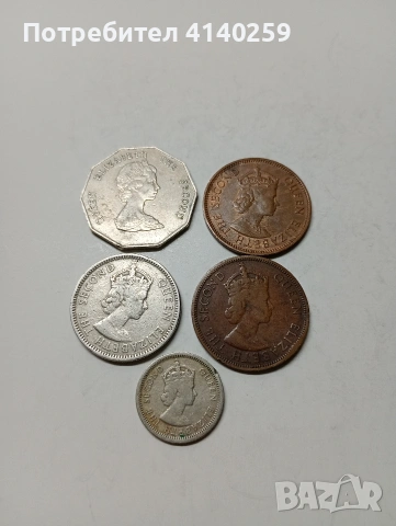 ИЗТОЧНИ КАРИБИ МОНЕТИ 1 ДОЛАР 1995 Г 25 ЦЕНТА 1965 Г , снимка 4 - Нумизматика и бонистика - 53183695