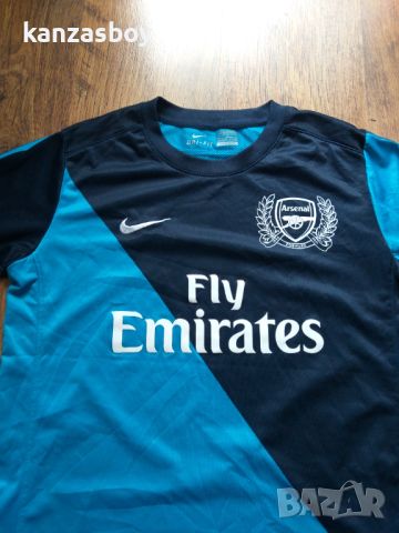 NIKE ARSENAL FC  2011/12 AWAY - футболна юношеска тениска КАТО НОВА, снимка 3 - Детски тениски и потници - 45637854