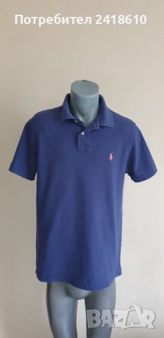 POLO Ralph Lauren Pique Cotton Custom Slim Fit Mens Size L ОРИГИНАЛ! Мъжка Тениска!, снимка 1 - Тениски - 45456036