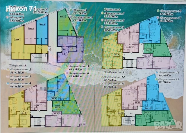 Апартамент, снимка 2 - Апартаменти - 53414817