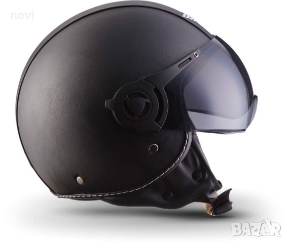 MOTO Helmets H44, S, каска за мотопед, скутер, веспа, vespa, мотор, снимка 4 - Аксесоари и консумативи - 46245631