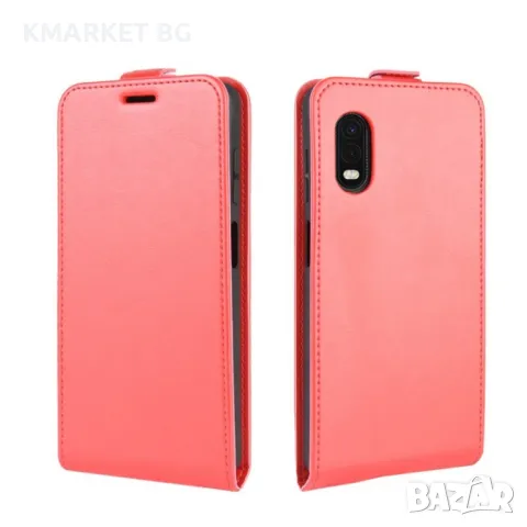 Samsung Galaxy Xcover Pro Флип Кожен Калъф и Протектор, снимка 4 - Калъфи, кейсове - 48463526