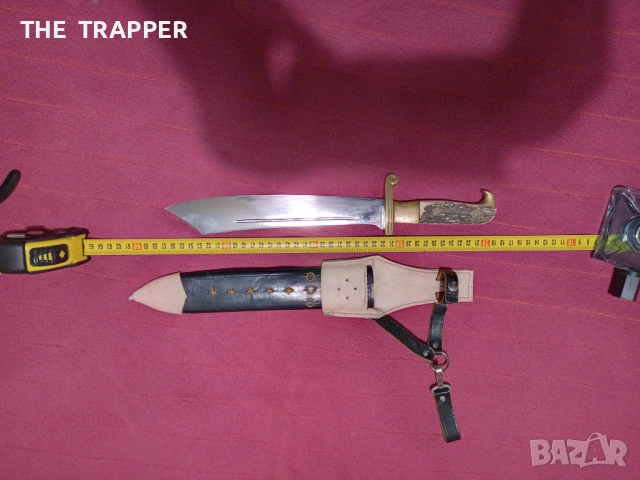 Солинген, Solingen, Original Texas Hunter Knife, нож, снимка 3 - Антикварни и старинни предмети - 53058717