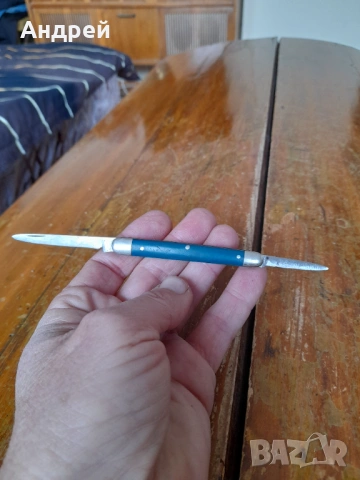 Стар джобен нож,ножче,ножка #183, снимка 4 - Други ценни предмети - 53649609