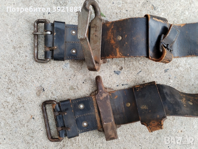 Немски пожарникарски брадви + колани, снимка 7 - Антикварни и старинни предмети - 52631882