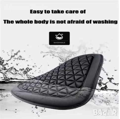Универсална дишаща подложка Mercado Trade, протектор за седалка на автомобил, Черен, снимка 5 - Аксесоари и консумативи - 50056313