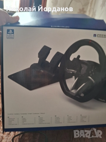 волан с педали ps4 ps5 пс, снимка 4 - PlayStation конзоли - 52823619