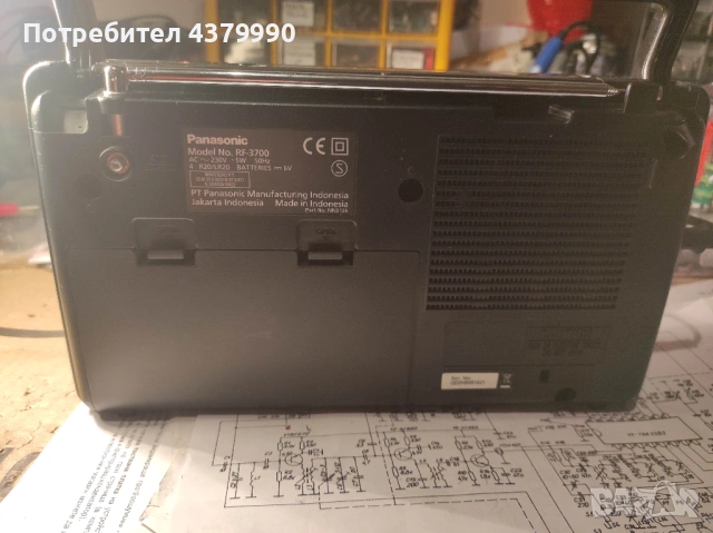 Радиоприемник Panasonic GX700, снимка 3 - Радиокасетофони, транзистори - 53307900