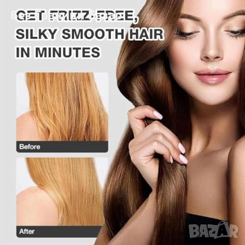 Нова бяла Мини безжична преса и маша за коса жени 2 в 1 4 температури, снимка 2 - Преси за коса - 53970819