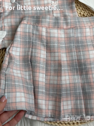 Елегантен сет от риза  и поличка 🌷, снимка 4 - Детски рокли и поли - 53824988