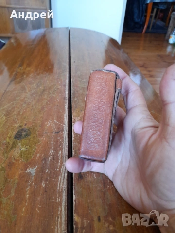 Стара кожена табакера за цигари,калъф #2, снимка 3 - Други ценни предмети - 53963999