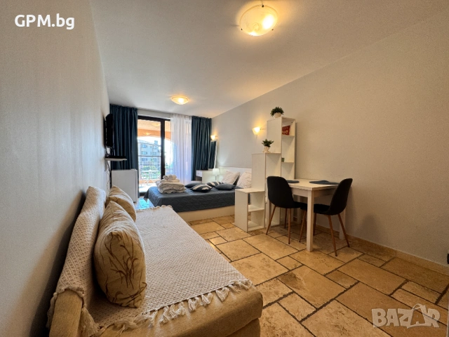 Слънчево студио с гледка басейн | Калиакрия, снимка 6 - Квартири, нощувки - 54152274