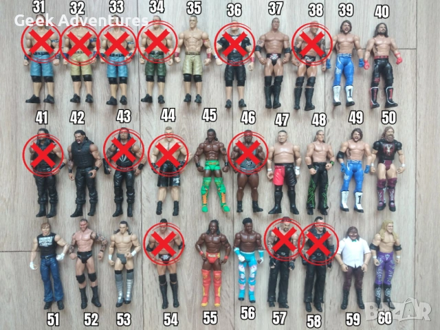 WWE Кеч Колекция - Екшън Фигурки, Аксесоари, Кечисти, Списания, Картички, снимка 3 - Колекции - 47660667