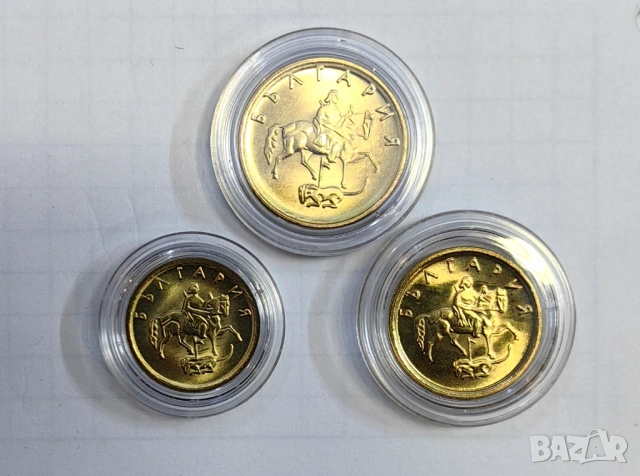 Лот 1 , 2 и 5 стотинки 1999 година UNC, снимка 4 - Нумизматика и бонистика - 54275559