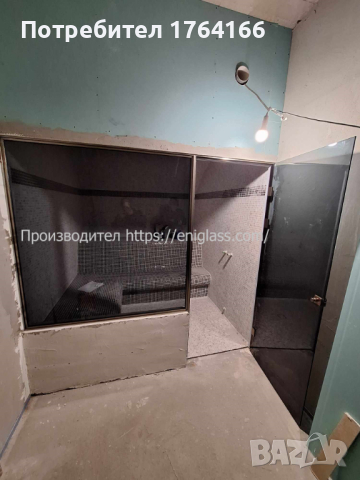 Стъклена преграда за сауна и парна баня , снимка 5 - Душ кабини и вани - 44939519