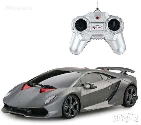Количка с радиоуправление Rastar - Lamborghini Sesto C, 1:24, снимка 2 - Електрически играчки - 49315923