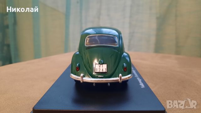 1960 Volkswagen Beetle/Escarabajo 1200 1:24 Whitebox/Hachette Diecast Колекционерски модел количка, снимка 7 - Колекции - 46442674
