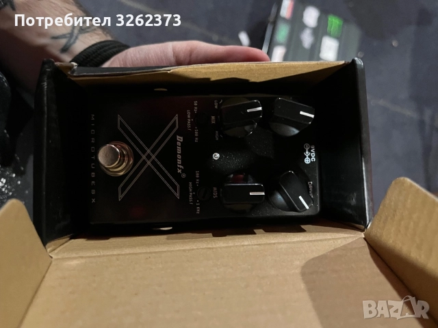 DemonFx Microtubes X distortion overdrive педал за бас, снимка 2 - Китари - 52926349