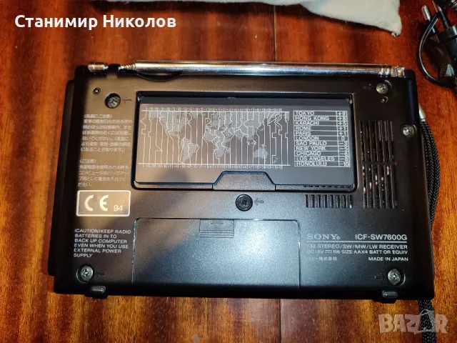 Портативно радио Sony ICF-SW7600G FM Stereo/SW/MW/LW PLL World Radio Band Receiver, снимка 8 - Радиокасетофони, транзистори - 49139183