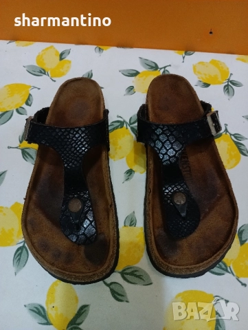 Birkenstock Germany N 36 кожени , снимка 2 - Чехли - 51449173