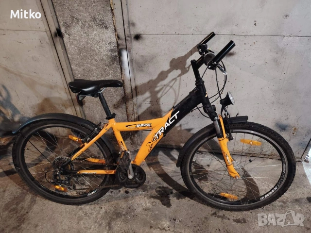 26 цола алуминиев велосипед с 21 скорости усилени капли амортисьори предни като нов , снимка 6 - Велосипеди - 53276394